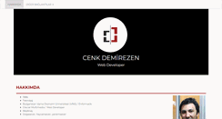 Desktop Screenshot of cenkdemirezen.com
