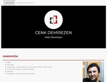 Tablet Screenshot of cenkdemirezen.com